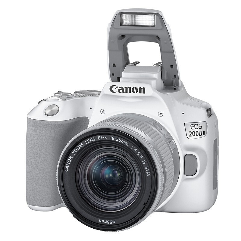 佳能(Canon)EOS 200D II 18-55mm STM入门级单反相机单机身标配不含镜头